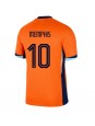 Billige Nederland Memphis Depay #10 Hjemmedrakt EM 2024 Kortermet